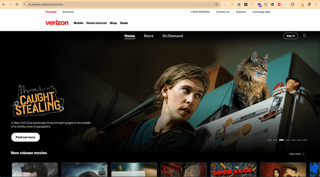 OTT Platform - tv.verizon.com